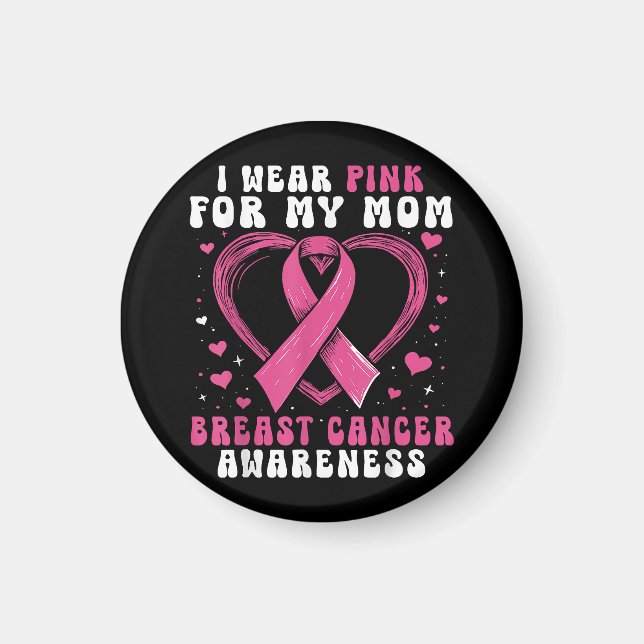Imán Llevo Rosado Por Mi Mamá Para Concienciar Sobre El (Frente)