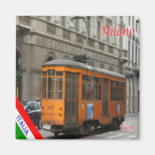 Imán LMD007 MILÁN - TRAM línea 1 - Italia - Fridge
