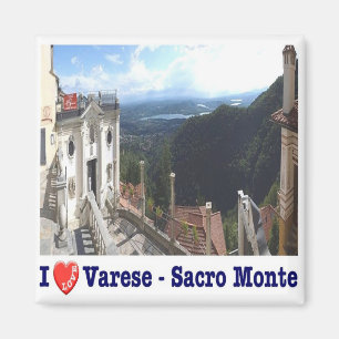 Imán LMD030 VARESE Sacro Monte I Love, Italia, Fridge