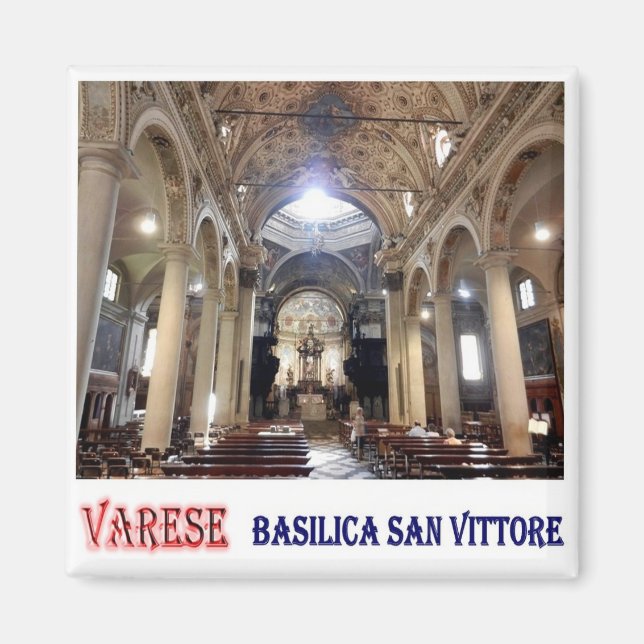 Imán LMD034 VARESE - Basílica de San Vittore - Fridge (Frente)