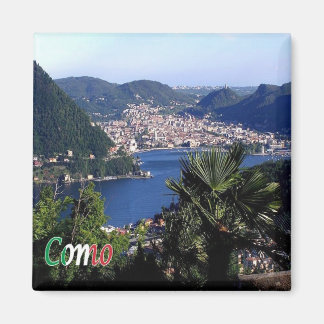Imán LMD089 COMO, Aerial View, Italia, Fridge