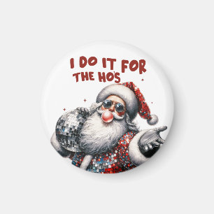 Imán Lo hago por los Ho, Retro Santa
