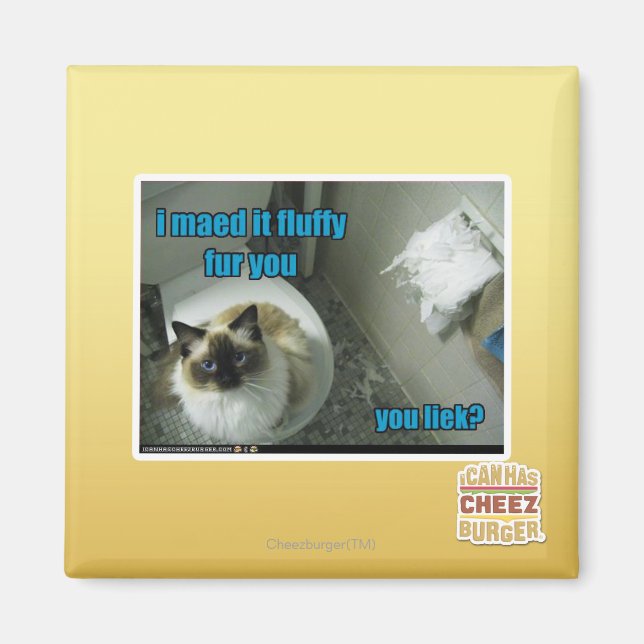 Imán Lo hice a tientas pieles. (Frente)