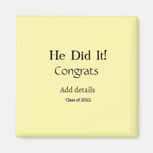 Imán lo hizo felicitaciones graduación agregar nombre d
