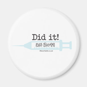 Imán ¡Lo hizo! Licenciado en Enfermería RN 2012