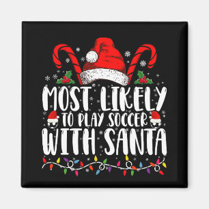 Imán Lo Más Probable Es Jugar Fútbol Con Navidades De S