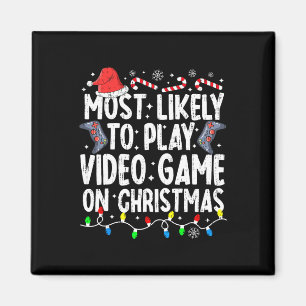 Imán Lo Más Probable Es Jugar Videojuego En Navidades P