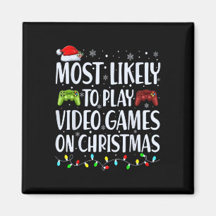 Imán Lo Más Probable Es Jugar Videojuegos En Navidades
