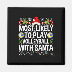 Imán Lo Más Probable Es Jugar Voleibol Con Santa Christ