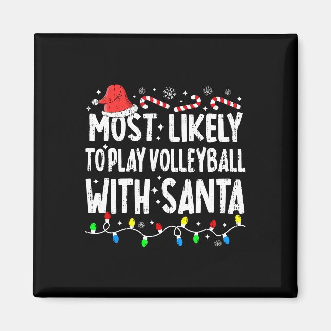 Imán Lo Más Probable Es Jugar Voleibol Con Santa Mateo (Frente)