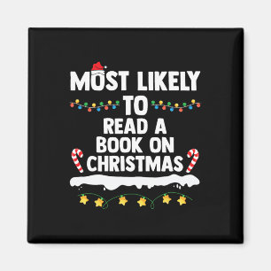 Imán Lo Más Probable Es Leer Un Libro Sobre Navidades Q