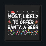 Imán Lo Más Probable Es Ofrecer Luces A Los Navidades D<br><div class="desc">Lo Más Probable Es Que Los Navidades De Cerveza De Santa A Encendan A Santa Hat</div>