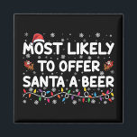 Imán Lo Más Probable Es Ofrecer Luces A Los Navidades D<br><div class="desc">Lo Más Probable Es Que Los Navidades De Cerveza De Santa A Encendan A Santa Hat</div>