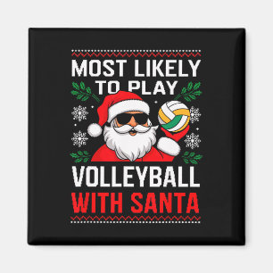 Imán Lo más probable es que jueguen al voleibol Navidad