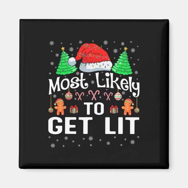 Imán Lo Más Probable Es Que La Familia De Navidades Lig (Frente)