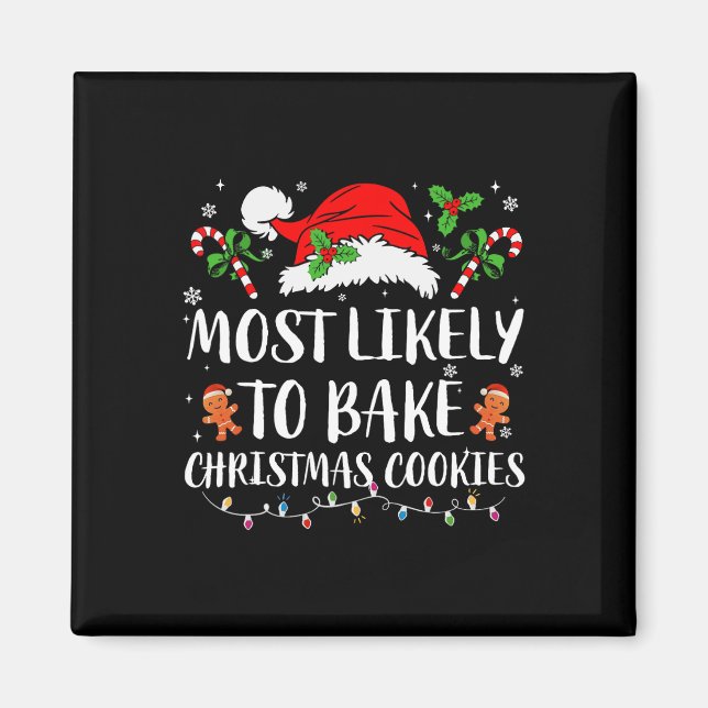 Imán Lo Más Probable Es Que Los Navidades De Bake Cocin (Frente)