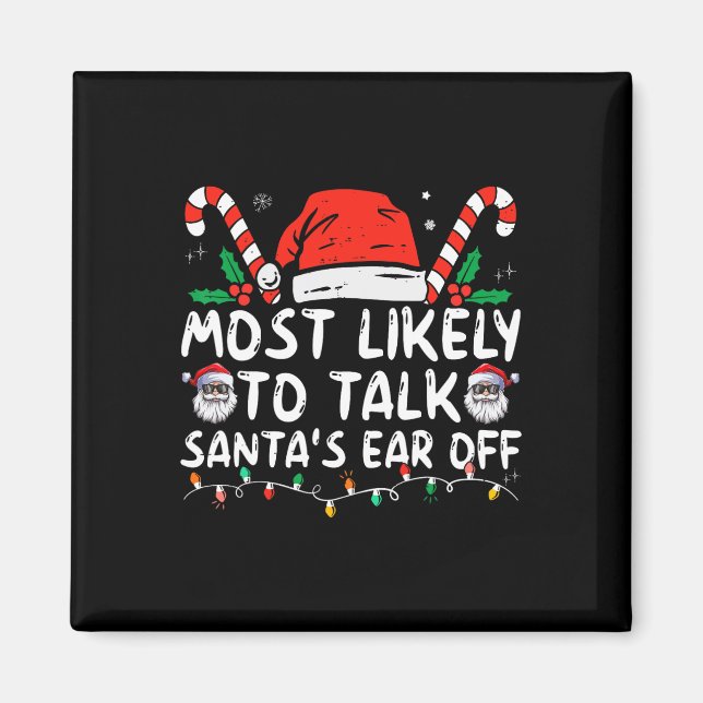 Imán Lo más probable es que no se hable de la Navidad f (Frente)