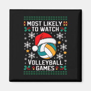 Imán Lo Más Probable Es Ver A Los Navidades De Voleibol