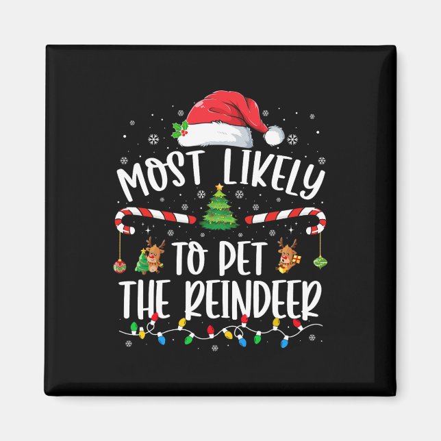 Imán Lo Más Probable Para Mascota De La Familia De Navi (Frente)