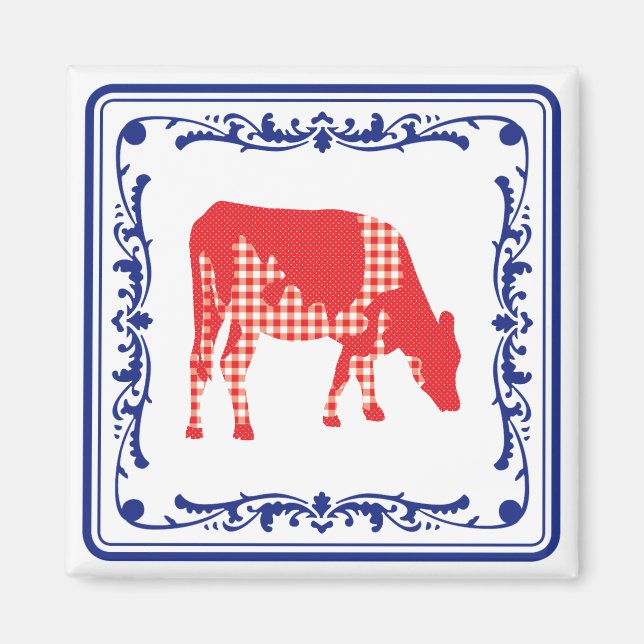 Imán ¡Lo mejor de hoy! Vaca frisa, Friese Koe (Frente)