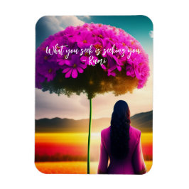 Imán Lo que busca la cita de Rumi de Dreamscape