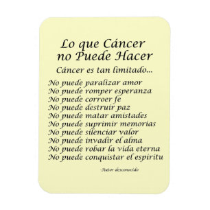 Imán Lo que Cáncer No Puede Hacer Magnet