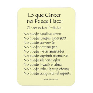 Imán Lo que Cáncer No Puede Hacer Magnet
