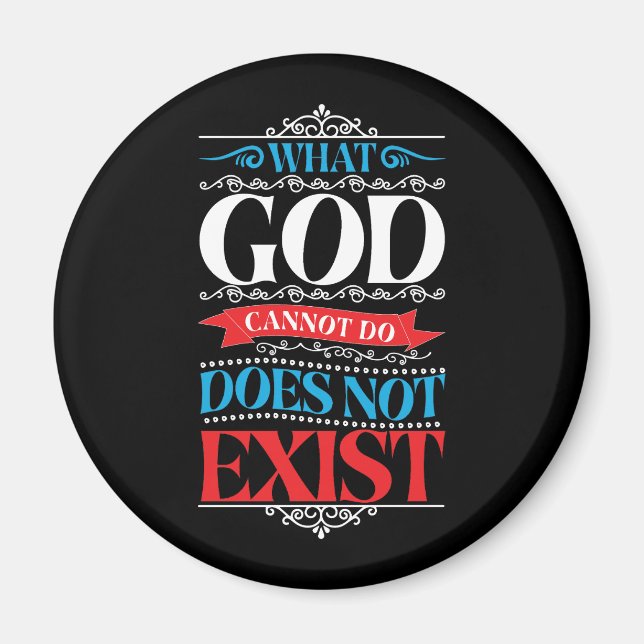 Imán Lo que Dios no puede hacer no existe el espíritu (Frente)