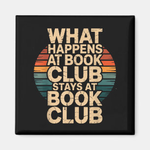 Imán Lo que pasa en el club de lectura se queda en el c