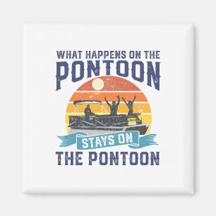 Imán Lo Que Pasa En El Pontoon Boat Funny Boating Gif