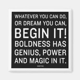 Imán "Lo Que Puedas Hacer, O Soñar Que Puedes"