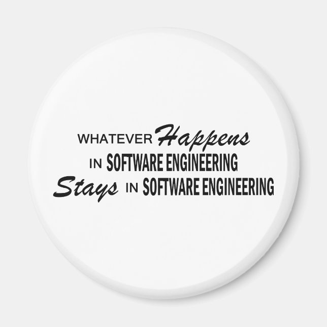 Imán Lo que sea que ocurra - Ingeniería de software (Frente)