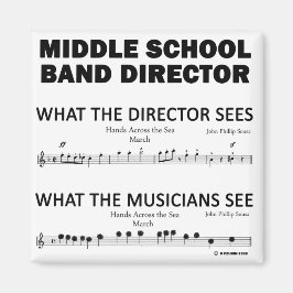 Imán Lo que ve la banda de secundaria