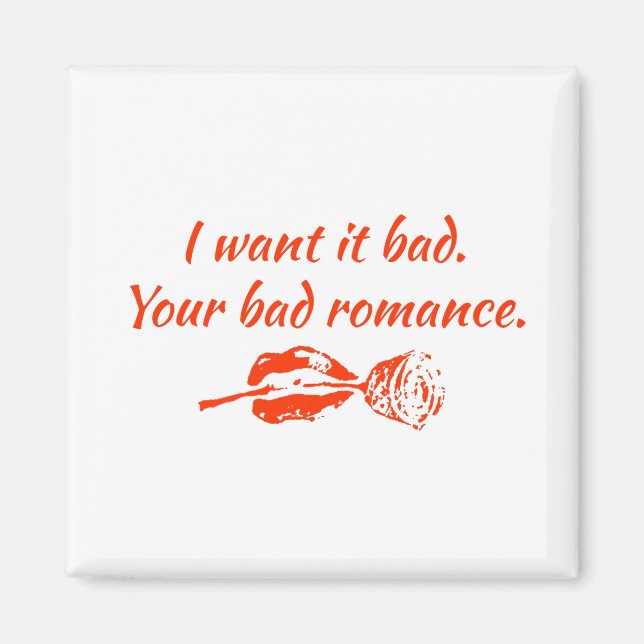 Imán Lo quiero mal. Tu mal romance (Frente)