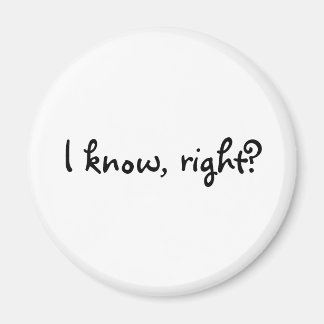 Imán Lo sé, ¿verdad?