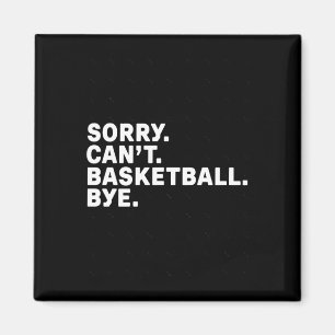Imán ¡Lo sentimos. Pelota de baloncesto. Adiós. Diseño