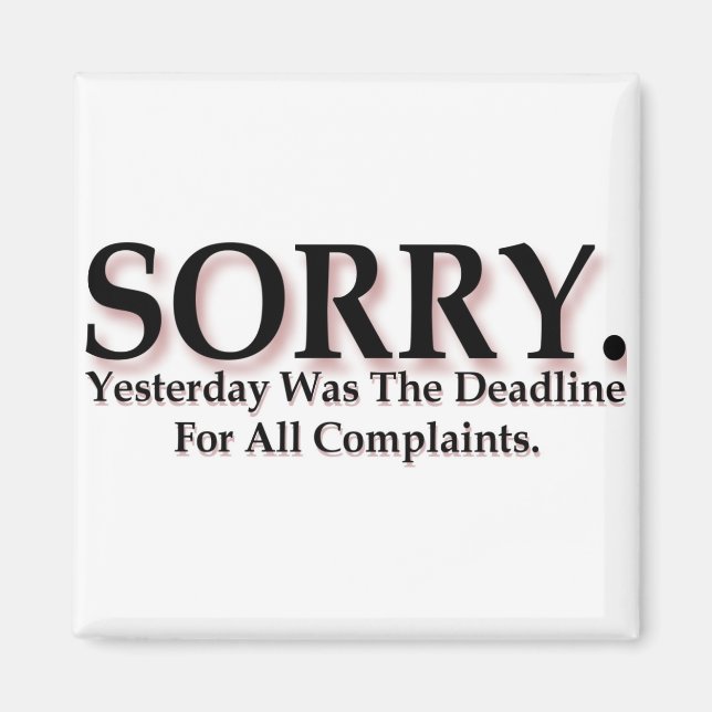 Imán Lo siento (Frente)