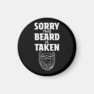 Imán Lo siento, esta barba se lleva Día de San Valentín