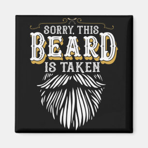 Imán Lo siento hombre Esta Barba Está Ocupada País Retr