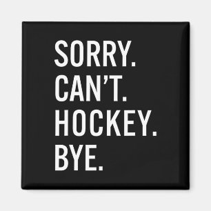 Imán Lo siento, no puedo decir adiós al hockey, diverti