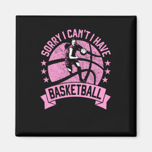 Imán Lo siento, no puedo tener un jugador de baloncesto