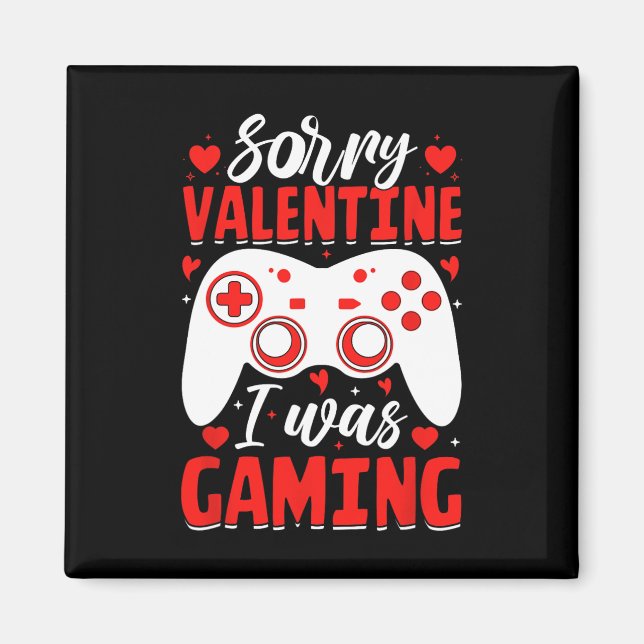 Imán Lo siento, San Valentín, estaba jugando divertido  (Frente)