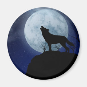 Imán Lobo de luna llena