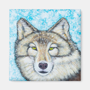 Imán Lobo de nieve
