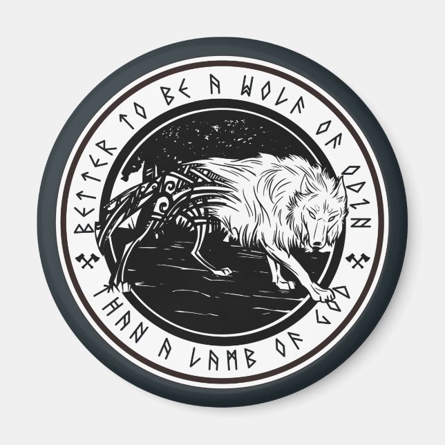 Imán Lobo De Odin (Frente)