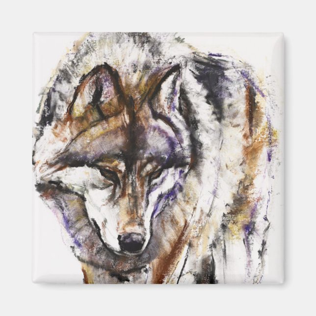 Imán Lobo europeo (Frente)