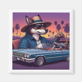 Imán Lobo Lowrider Wolfy