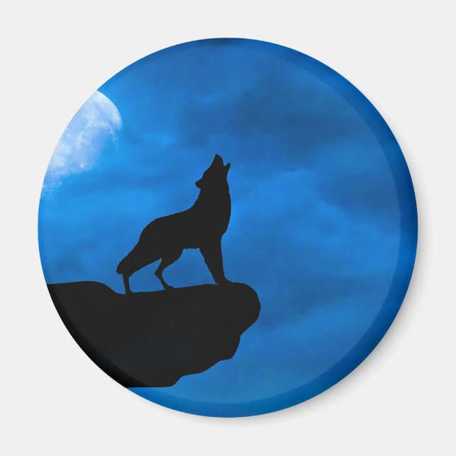 Imán Lobo Nocturno (Frente)