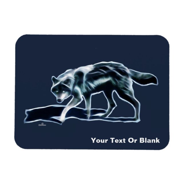 Imán Lobo oscuro (Horizontal)