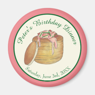 Imán Lobster Newburg Newberg Fiesta de la cena de pesca